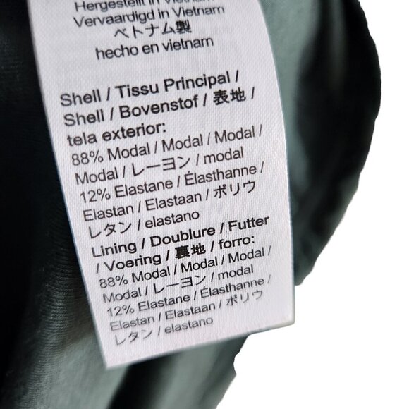 J Crew Shirt Green Large Women's FormKnit Long Sleeve Open Back Top With Bow - Picture 6 of 10